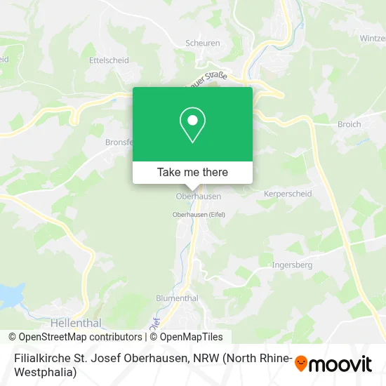 Filialkirche St. Josef Oberhausen map