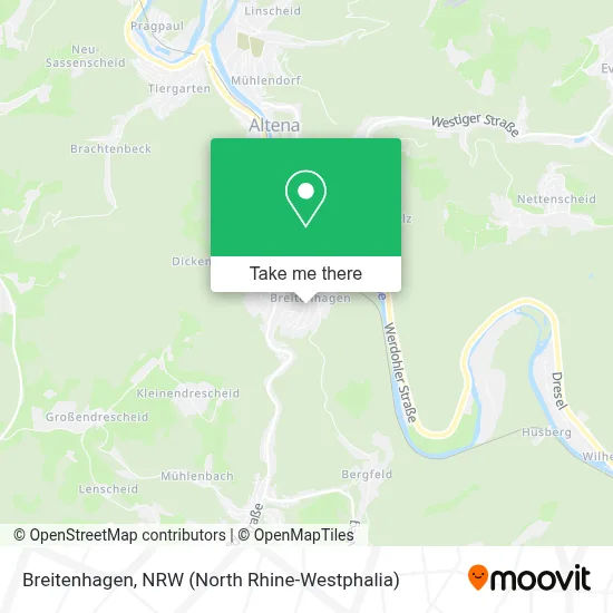 Breitenhagen map
