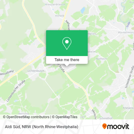 Aldi Süd map