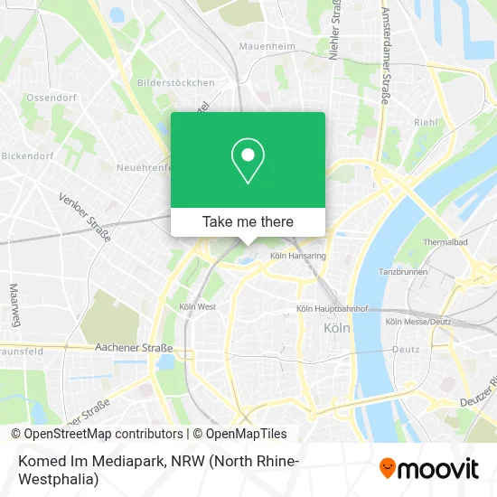 Komed Im Mediapark map