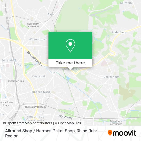 Allround Shop / Hermes Paket Shop map