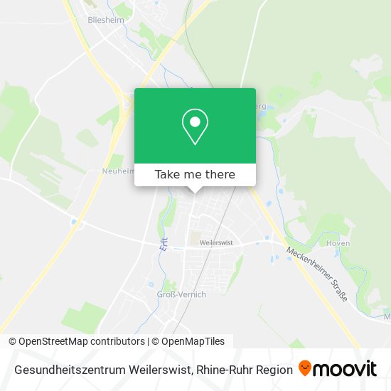 Gesundheitszentrum Weilerswist map