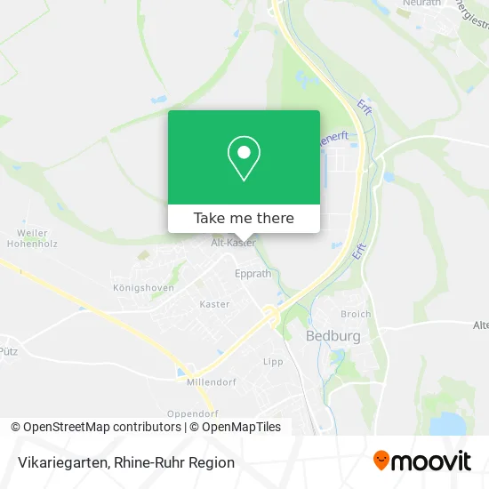 Карта Vikariegarten