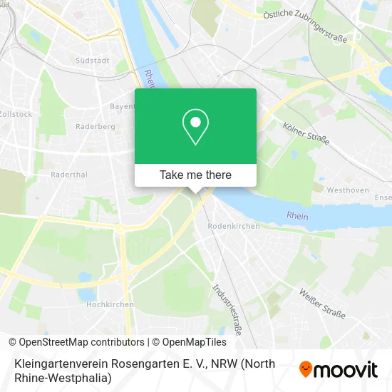 Карта Kleingartenverein Rosengarten E. V.