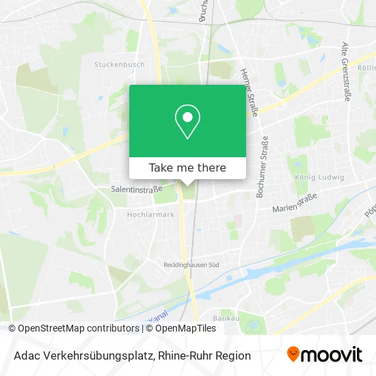 Карта Adac Verkehrsübungsplatz