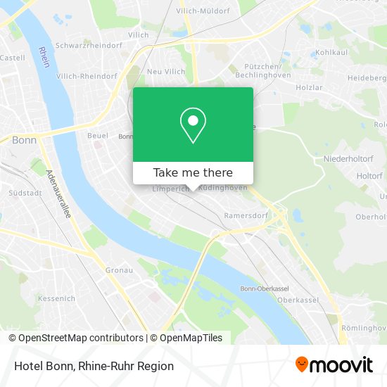 Hotel Bonn map