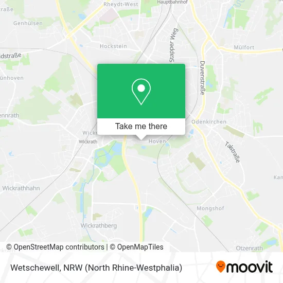 Wetschewell map