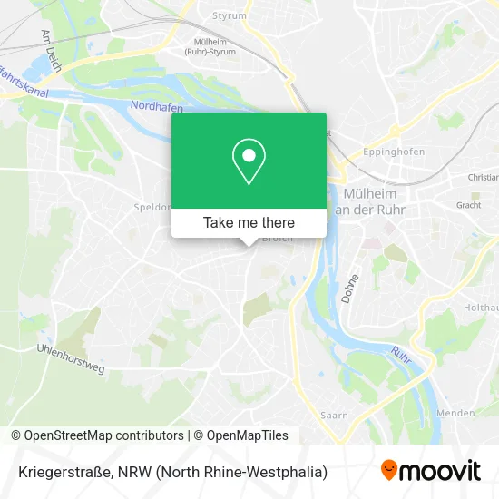 Карта Kriegerstraße