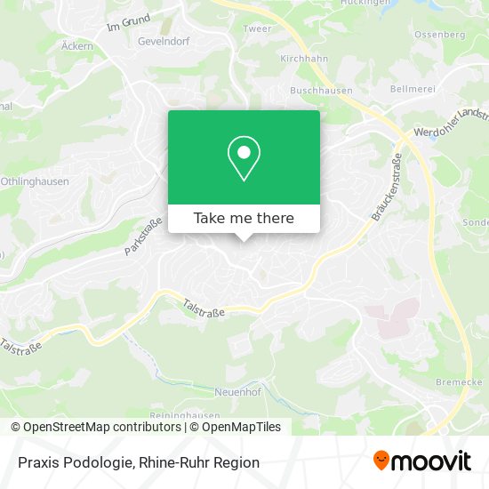 Praxis Podologie map