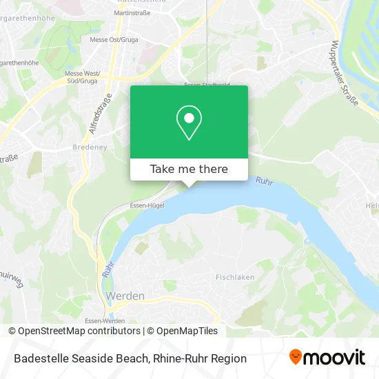 Badestelle Seaside Beach map
