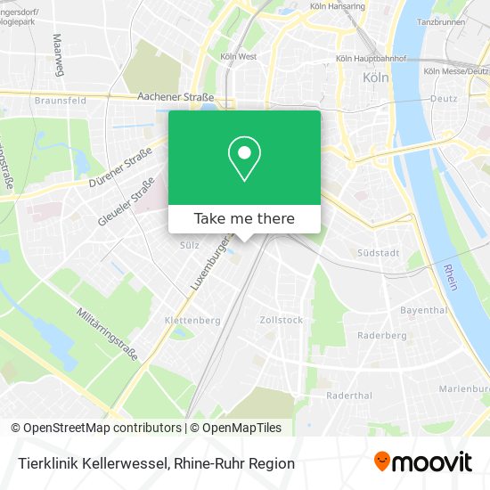 Tierklinik Kellerwessel map