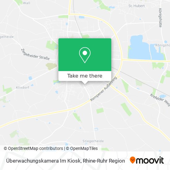 Überwachungskamera Im Kiosk map