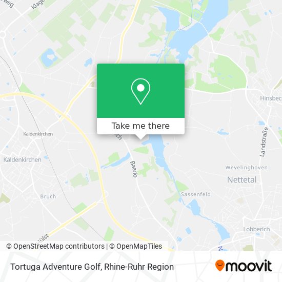 Tortuga Adventure Golf map