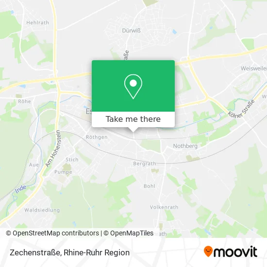 Карта Zechenstraße