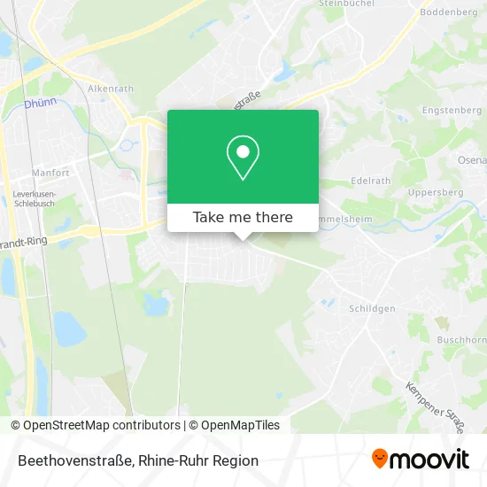 Карта Beethovenstraße
