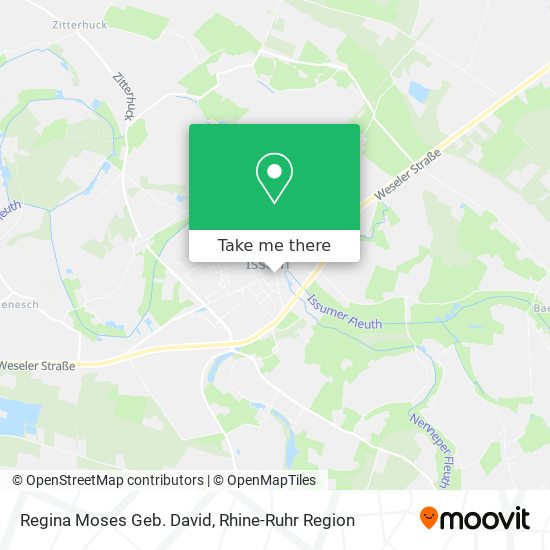 Regina Moses Geb. David map