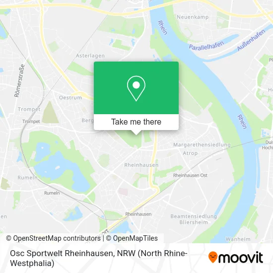 Карта Osc Sportwelt Rheinhausen
