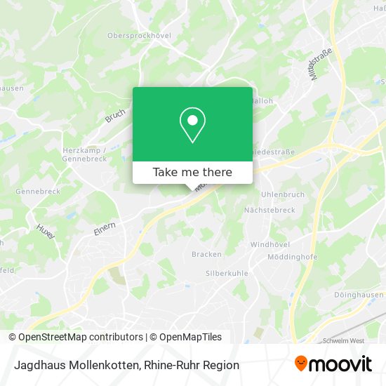 Jagdhaus Mollenkotten map