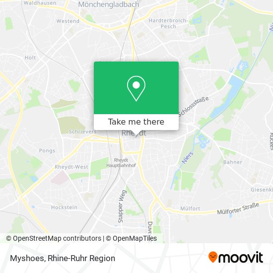 Myshoes map