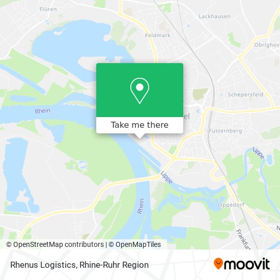 Rhenus Logistics map