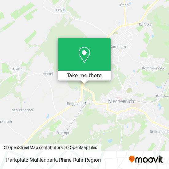 Parkplatz Mühlenpark map