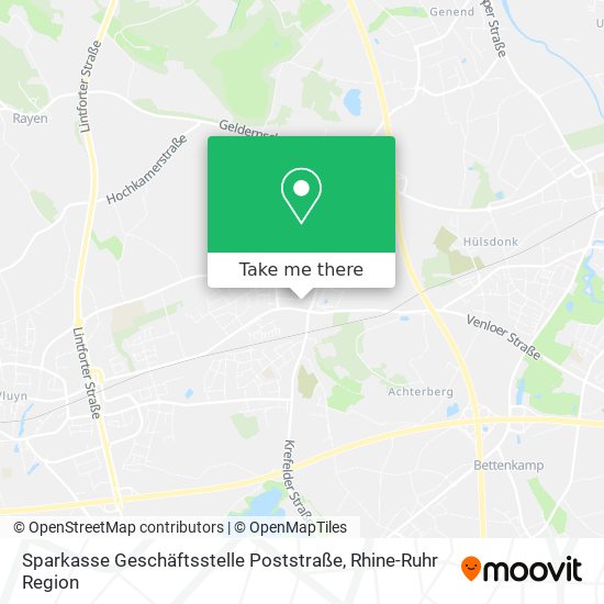 Sparkasse Geschäftsstelle Poststraße map