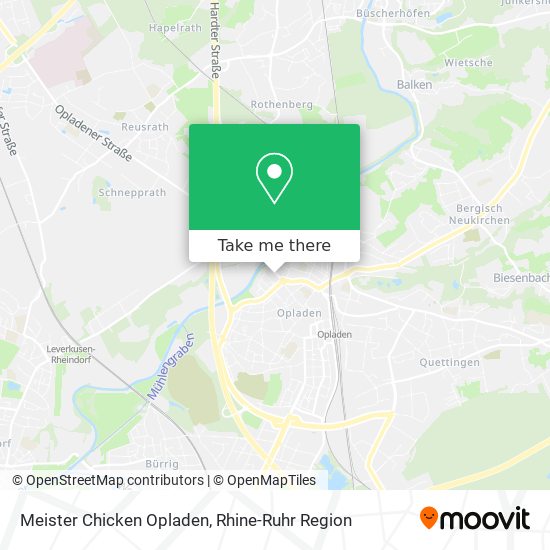 Meister Chicken Opladen map
