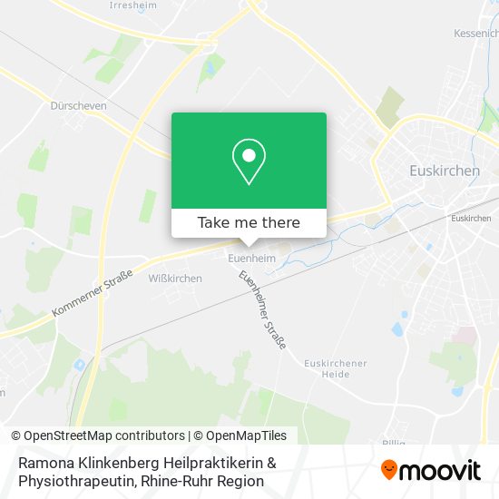 Ramona Klinkenberg Heilpraktikerin & Physiothrapeutin map