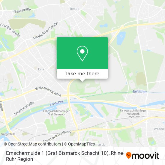 Emschermulde 1 (Graf Bismarck Schacht 10) map
