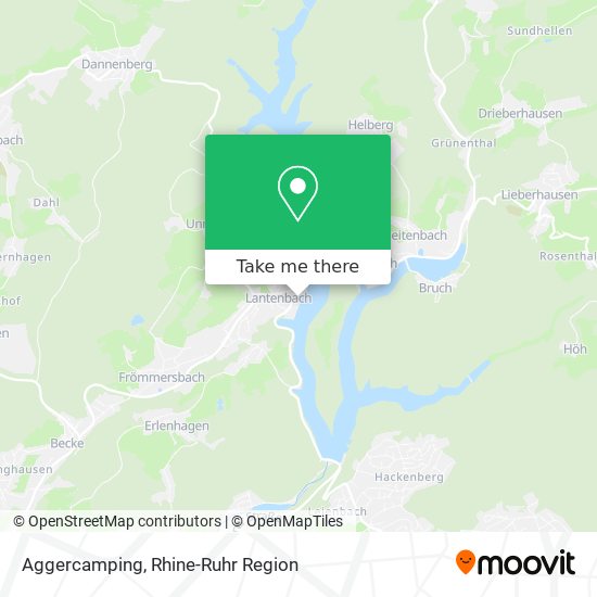 Aggercamping map