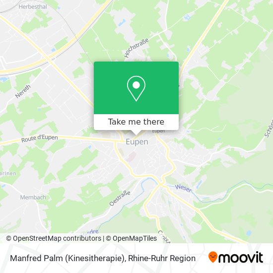 Manfred Palm (Kinesitherapie) map