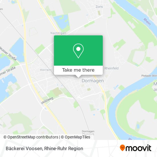 Bäckerei Voosen map