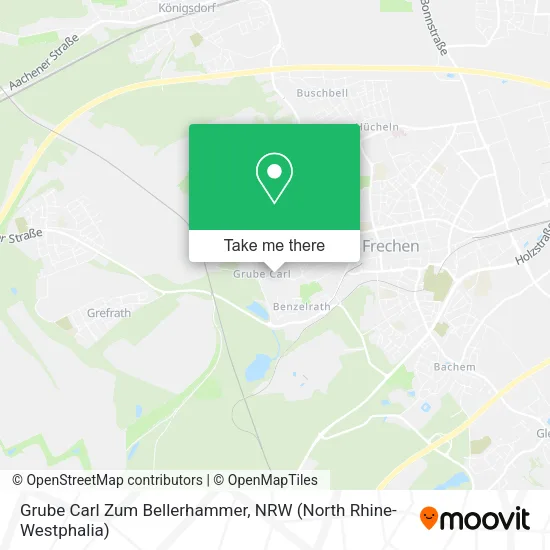 Карта Grube Carl Zum Bellerhammer