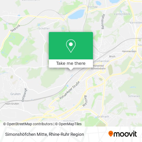 Simonshöfchen Mitte map