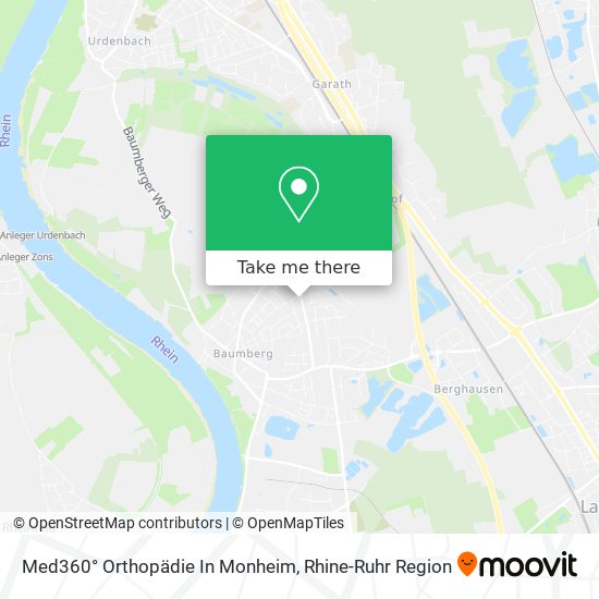 Med360° Orthopädie In Monheim map