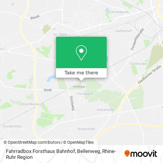 Fahrradbox Forsthaus Bahnhof, Bellenweg map