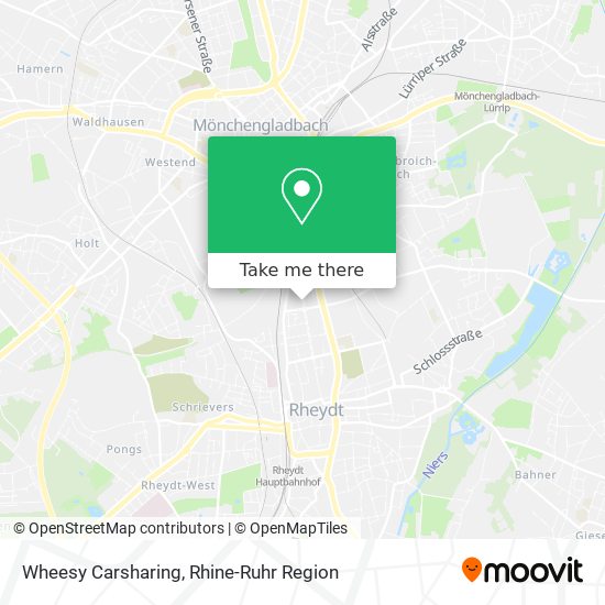 Wheesy Carsharing map