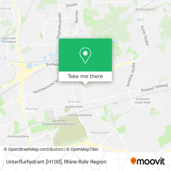 Карта Unterflurhydrant [H100]