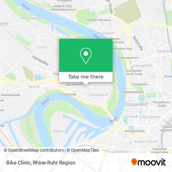 Bike Clinic map