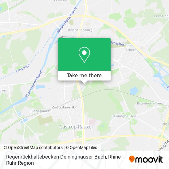 Regenrückhaltebecken Deininghauser Bach map