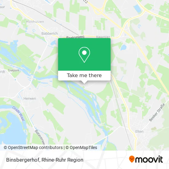 Binsbergerhof map