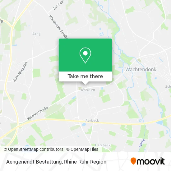 Карта Aengenendt Bestattung