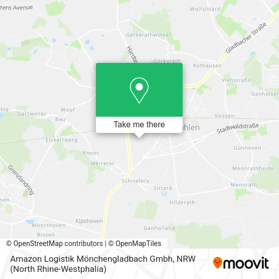 Карта Amazon Logistik Mönchengladbach Gmbh