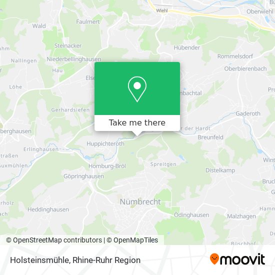 Holsteinsmühle map