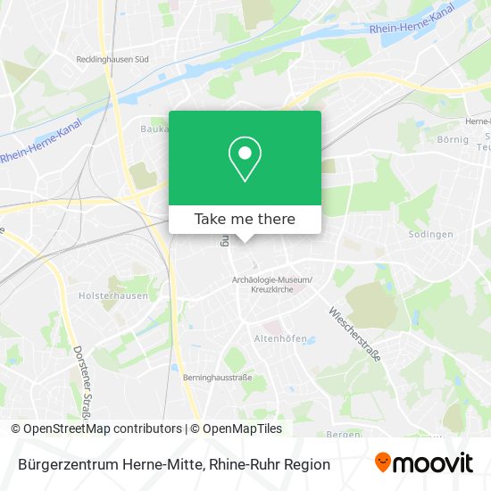 Bürgerzentrum Herne-Mitte map