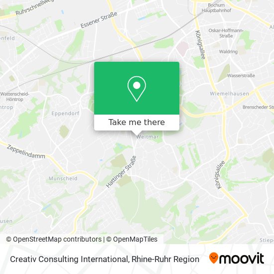 Creativ Consulting International map