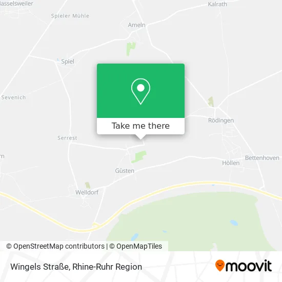 Карта Wingels Straße