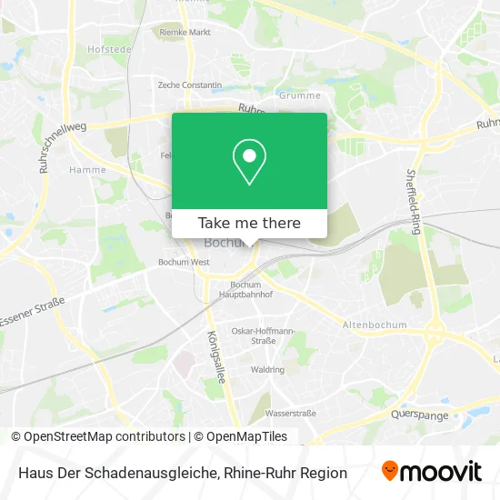 Карта Haus Der Schadenausgleiche