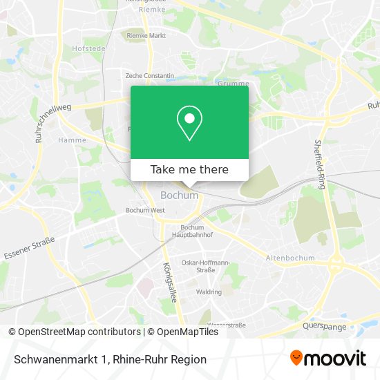 Schwanenmarkt 1 map