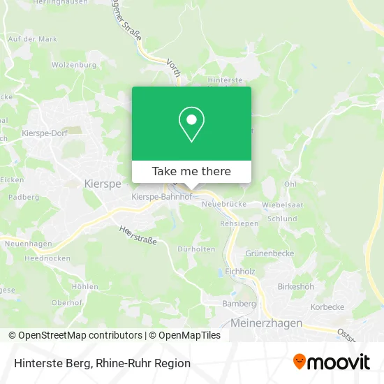 Карта Hinterste Berg